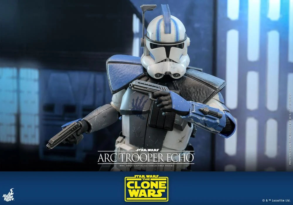 Hot Toys 1/6th Scale Collectible Star Wars The Clone Wars Action Figure - ARC Trooper Echo