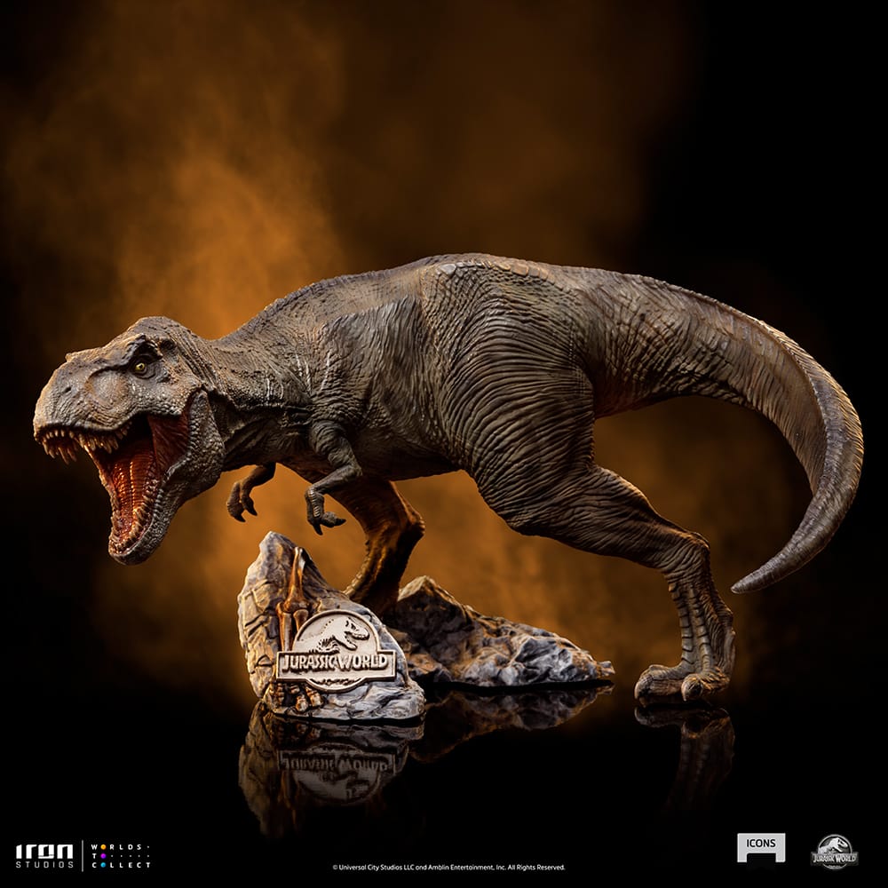 Iron Studios Collectible Jurassic World Icons Series Statue - Tyrannosaurus Rex