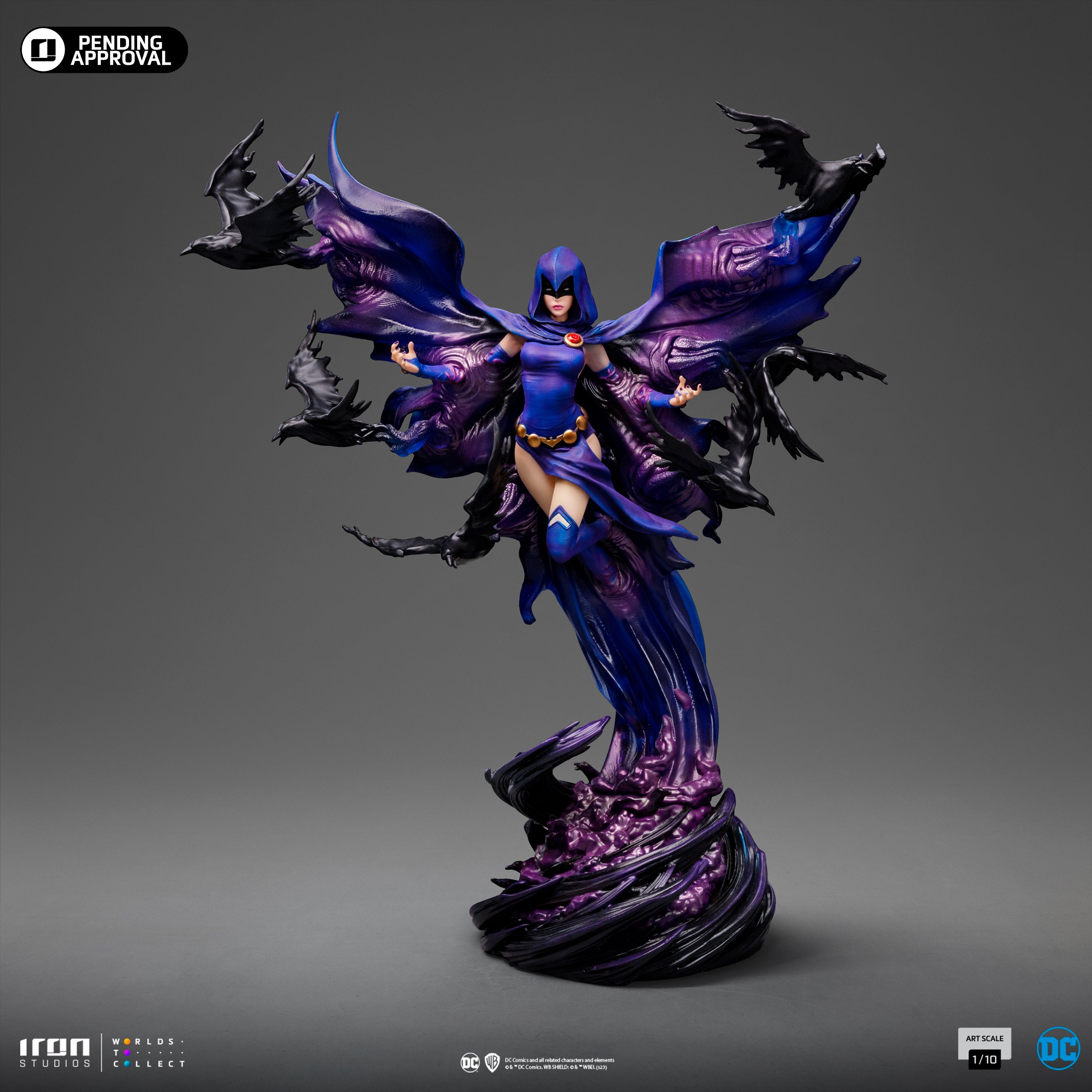 Iron Studios Limited Edition 1/10 Art Scale DC Comics Raven Statue
