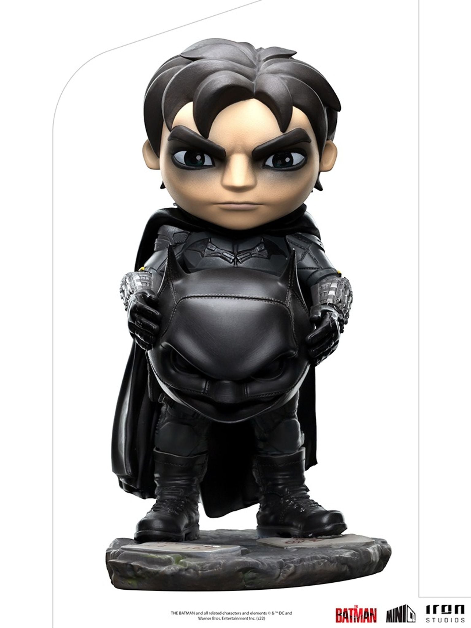 Iron Studios Collectible The Batman MiniCo Unmasked Batman Statue Inspired by the 2022 Movie