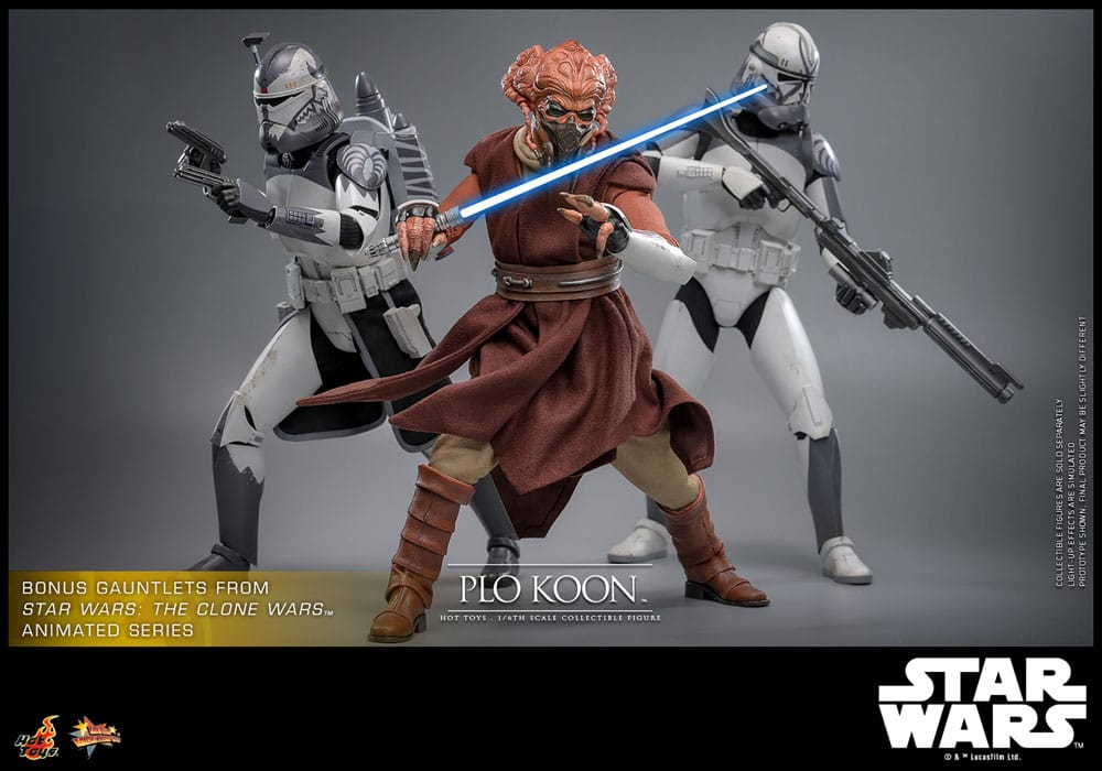 Hot Toys Highly Detailed 1/6th Scale Collectible Figure of Plo Koon from Star Wars: Revenge of the Sith
