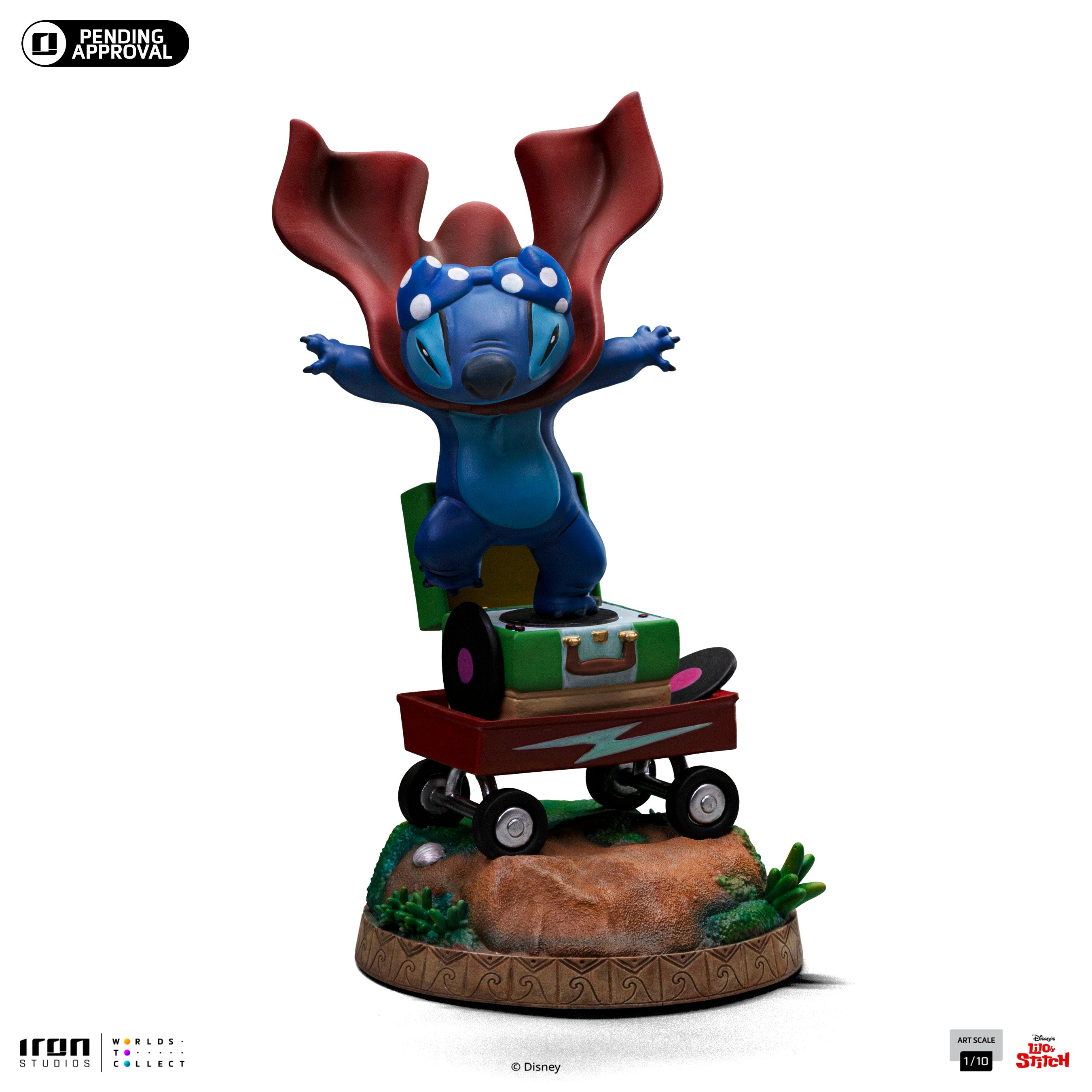 Iron Studios Limited Edition 1/10 Art Scale Lilo & Stitch Laundry Stitch Statue