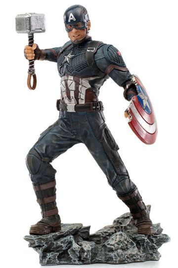 Iron Studios 1/10 Art Scale Marvel The Infinity Saga Captain America Statue