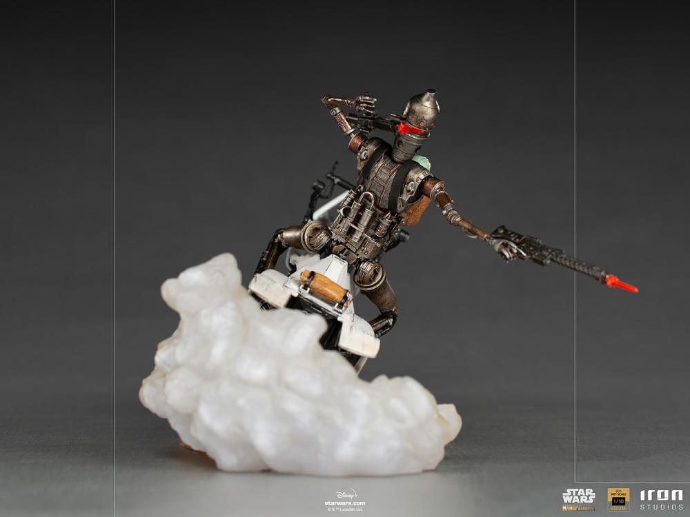 Iron Studios 1/10 Deluxe Limited Edition Statue of IG-11 and The Child from The Mandalorian