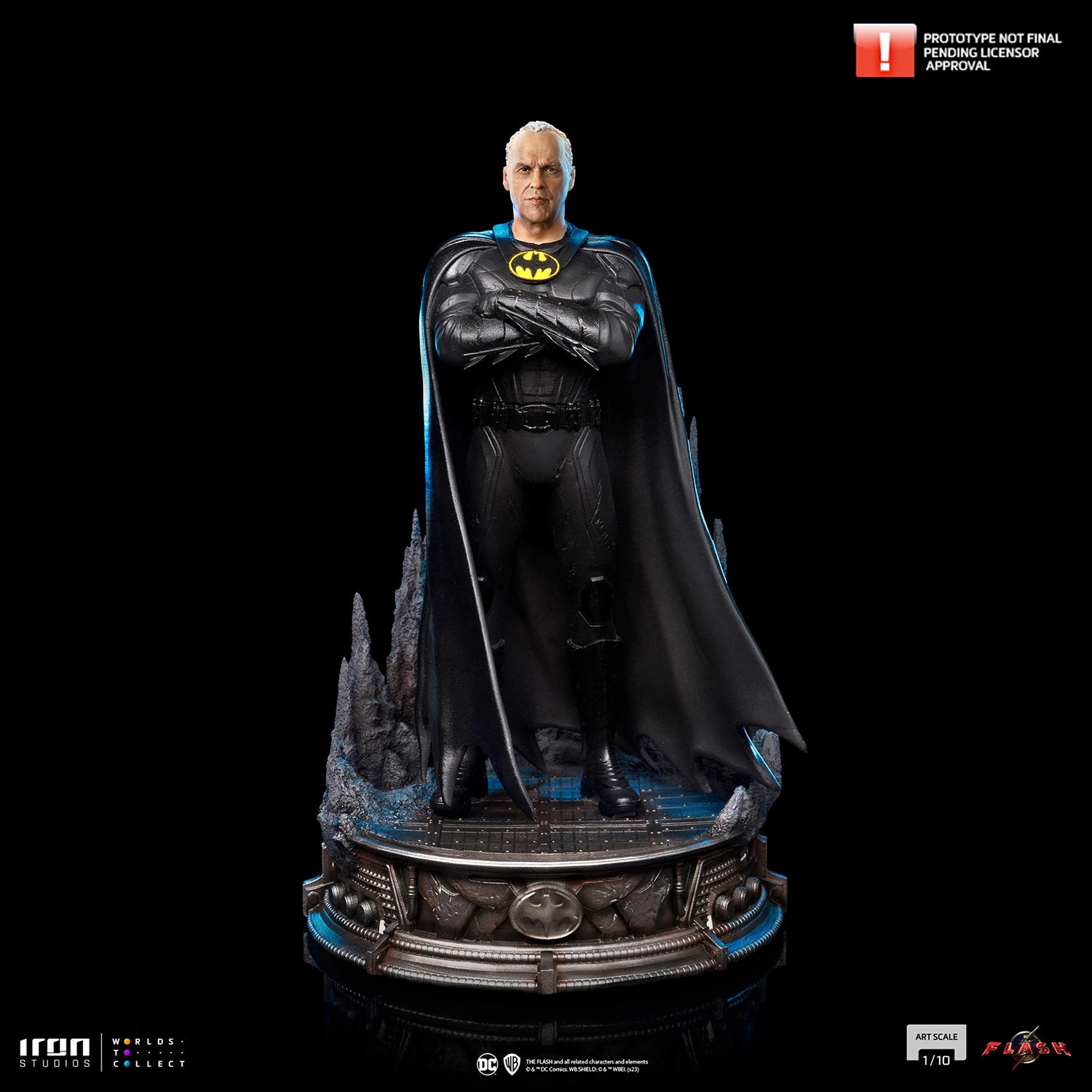 Iron Studios 1/10 Art Scale Limited Edition Michael Keaton Batman Statue from The Flash Movie
