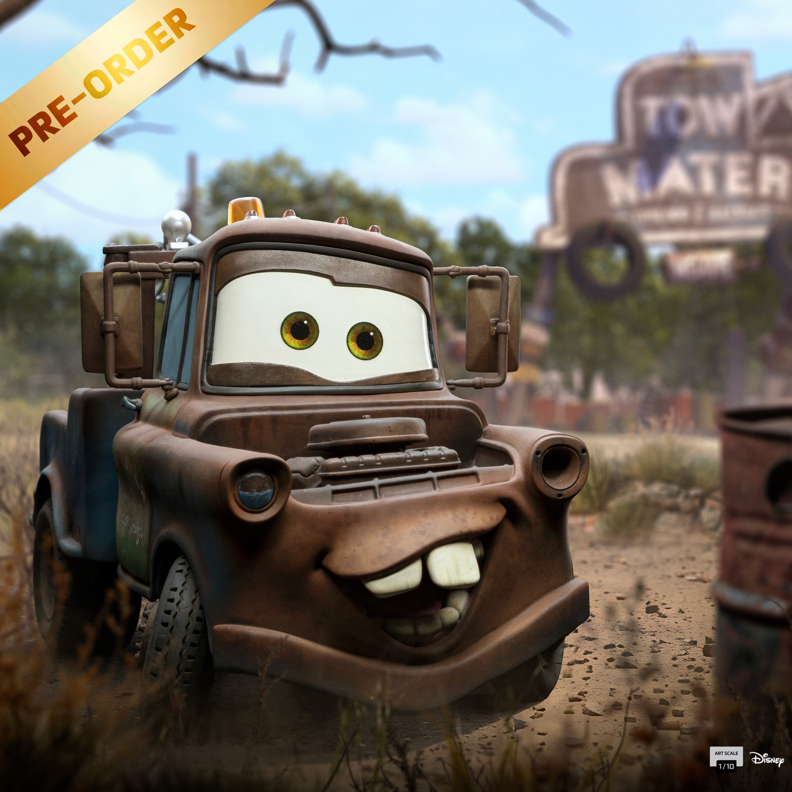 Iron Studios Limited Edition 1/10 Scale Collectible Statue of Disney Pixar Cars' Tow Mater