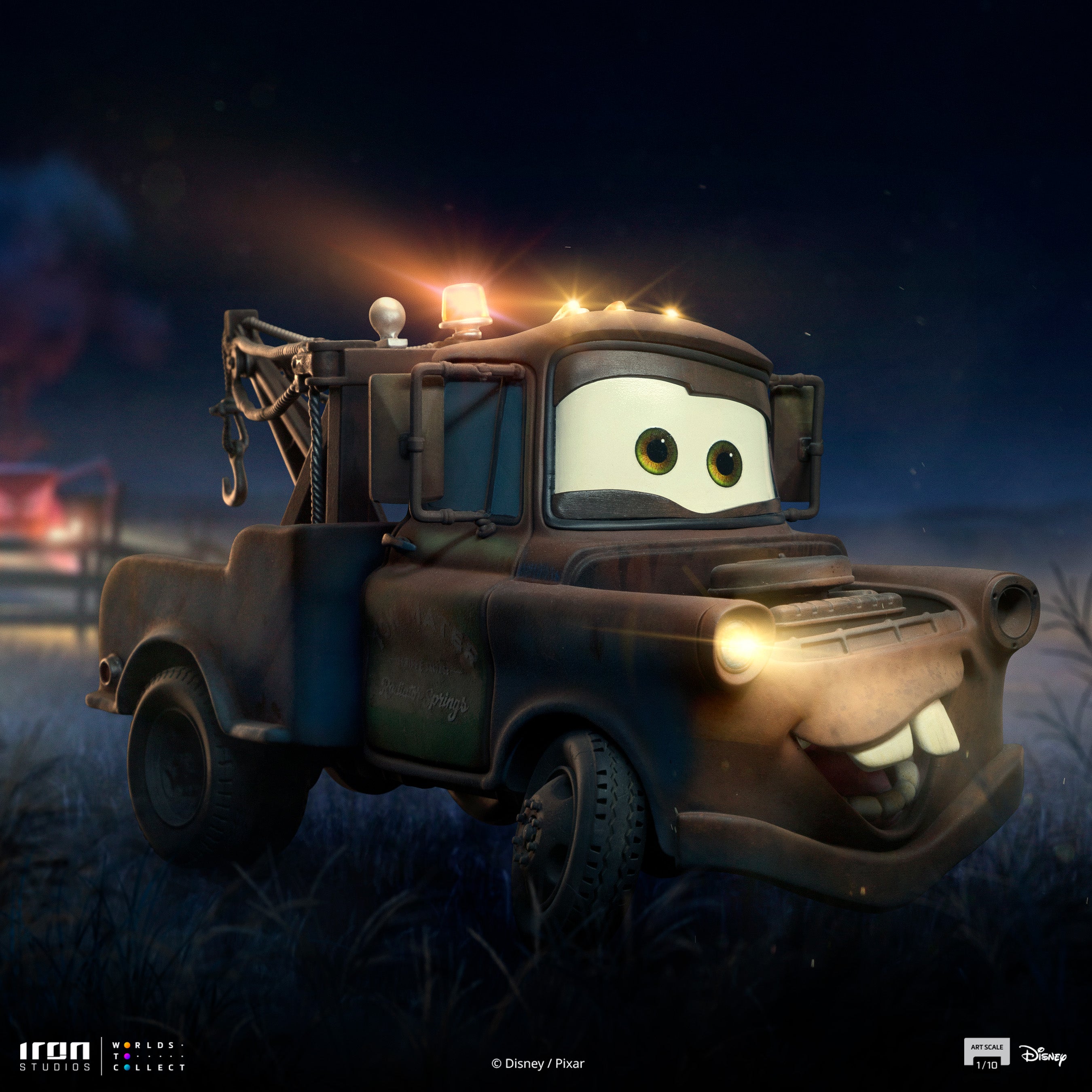 Iron Studios Limited Edition 1/10 Scale Collectible Statue of Disney Pixar Cars' Tow Mater