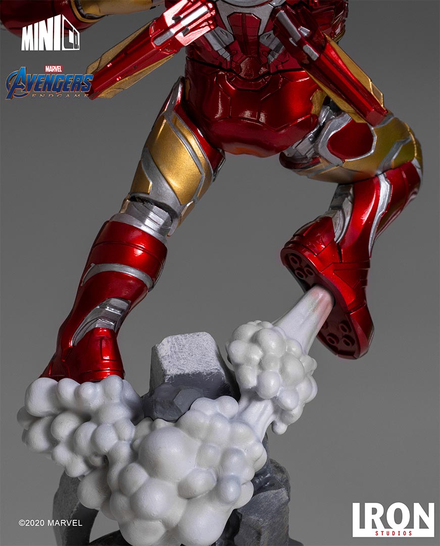 Iron Studios Licensed Marvel Avengers Endgame Mini Co. Collectible Figure of Iron Man