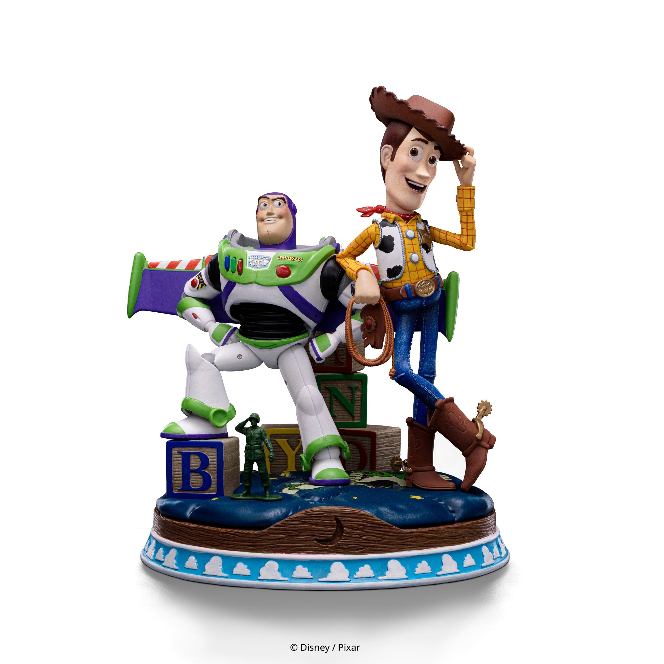 Iron Studios 1/10 Deluxe Limited Edition Toy Story Buzz & Woody Art Scale Statue