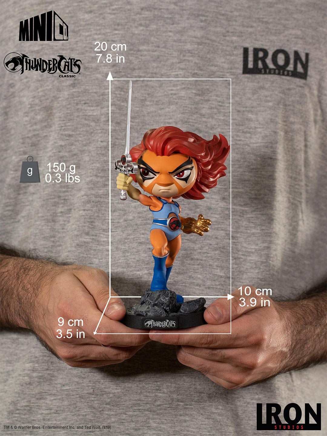 Iron Studios Licensed MiniCo Collectible Statue of Thundercats' Lion - O