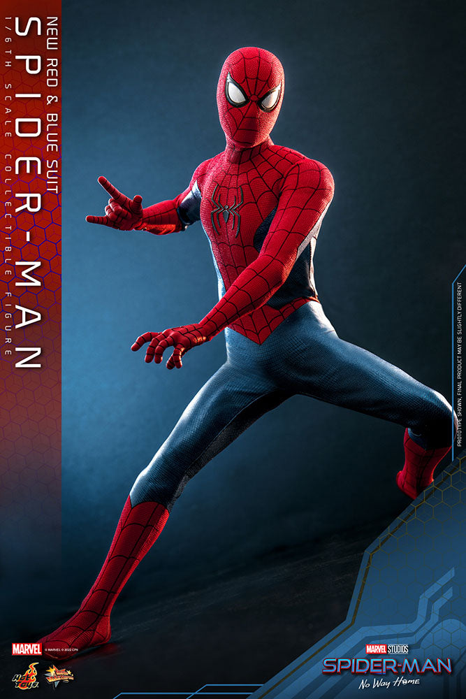Hot Toys 1/6 Scale New Red and Blue Suit Spider-Man from No Way Home