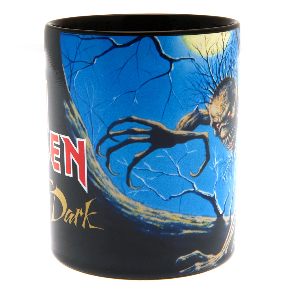 Extra - Large Heat - Sensitive Iron Maiden Mug with Fear of the Dark Album Images