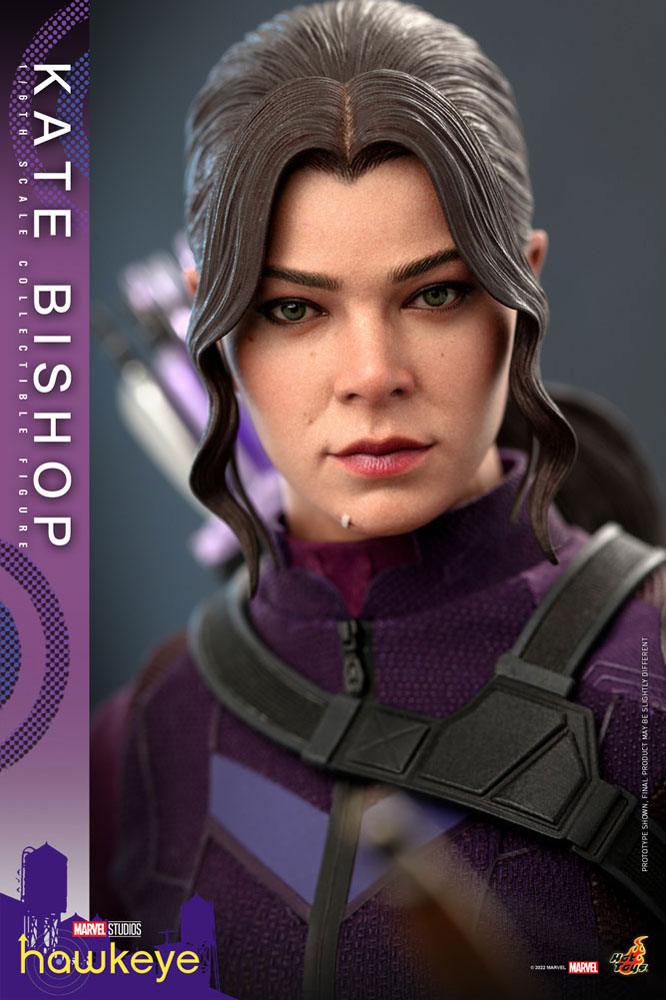 Hot Toys High - Quality 1:6 Scale Masterpiece Action Figure of Hawkeye's Kate Bishop, Measuring 28 cm