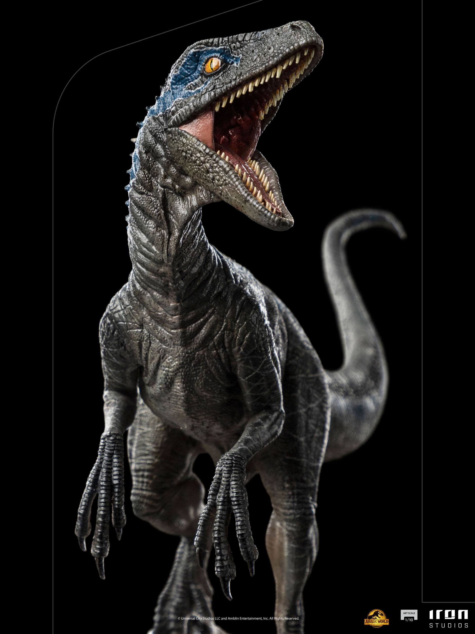 Iron Studios 1/10 Scale Artistic Statue of Blue, the Iconic Female Velociraptor from Jurassic World Dominion