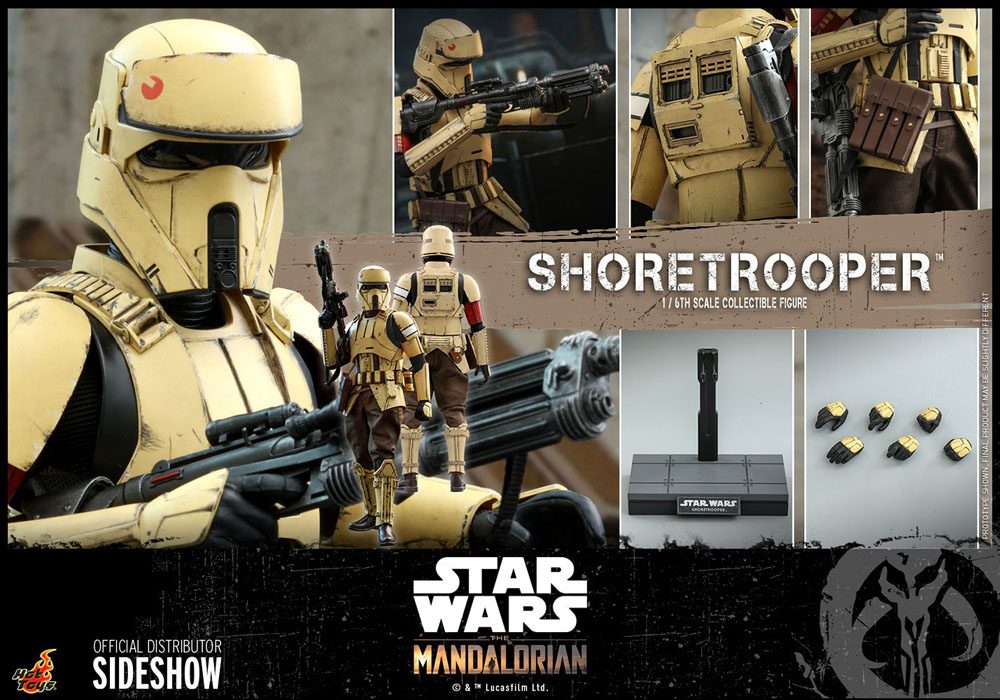 Hot Toys 1:6 Scale 30 cm Star Wars The Mandalorian Collectible Action Figure - Shoretrooper