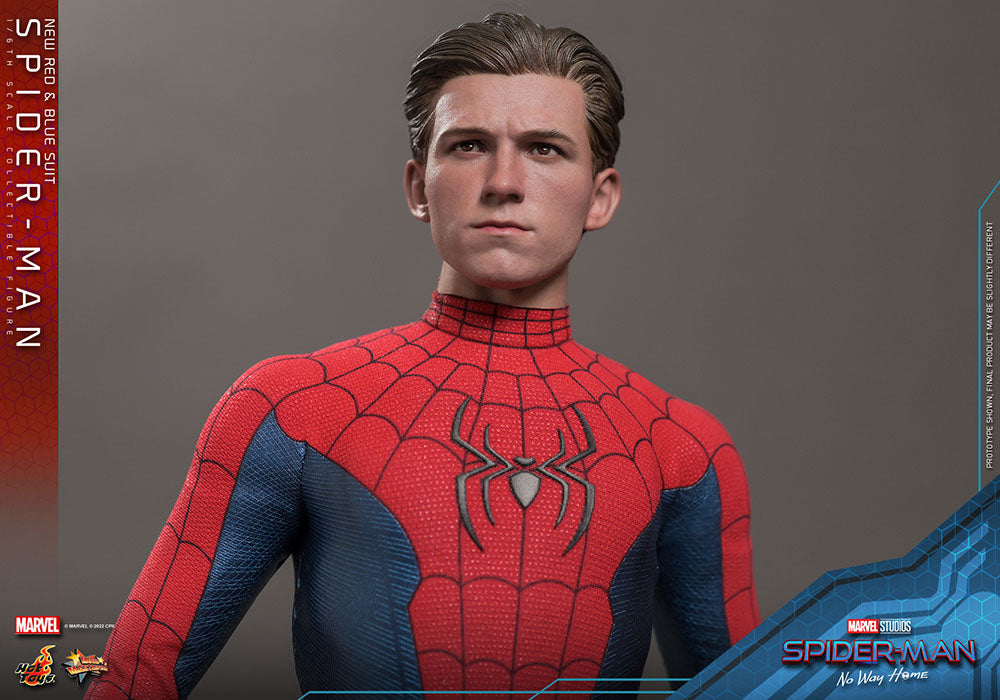 Hot Toys 1/6 Scale New Red and Blue Suit Spider-Man from No Way Home