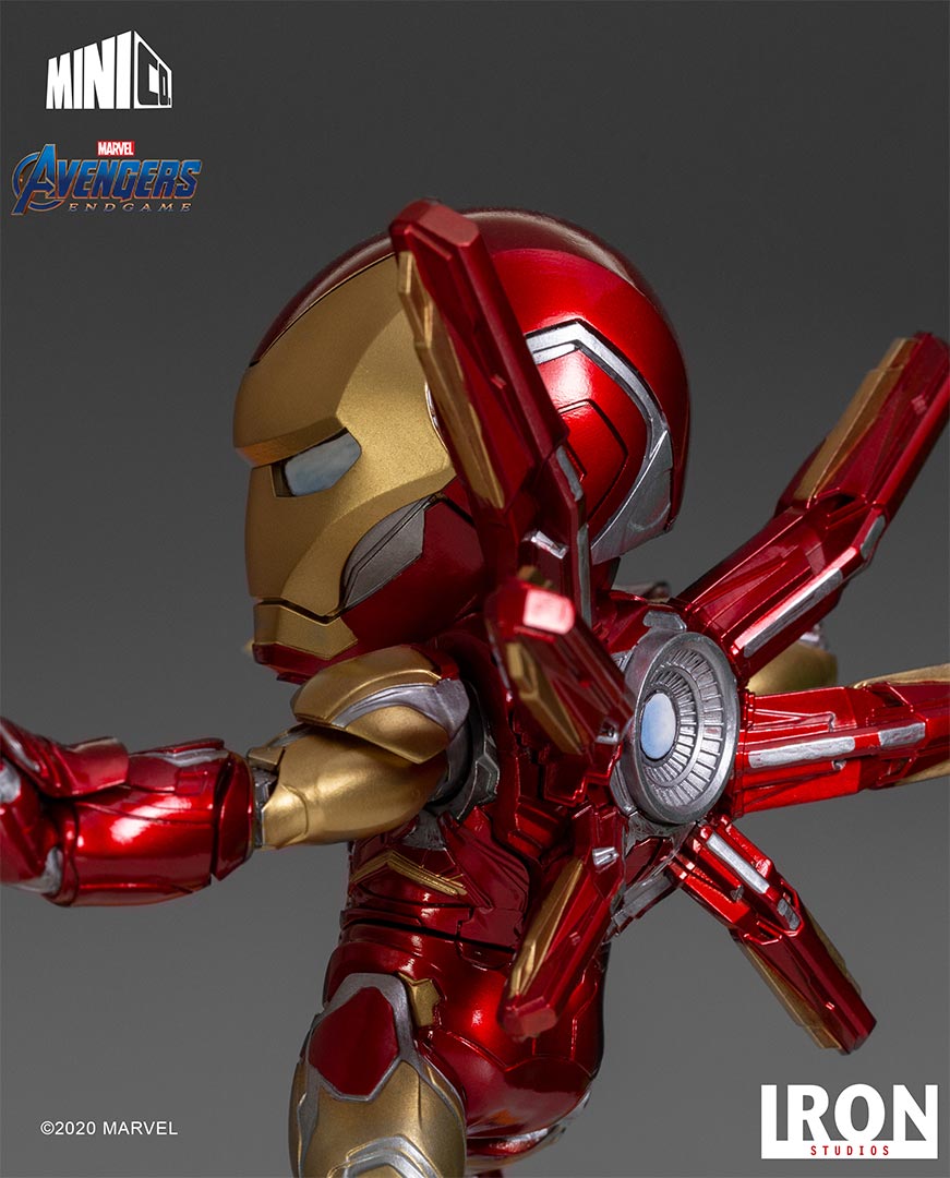 Iron Studios Licensed Marvel Avengers Endgame Mini Co. Collectible Figure of Iron Man