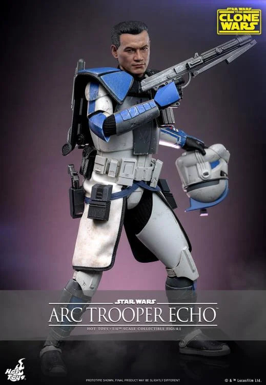 Hot Toys 1/6th Scale Collectible Star Wars The Clone Wars Action Figure - ARC Trooper Echo