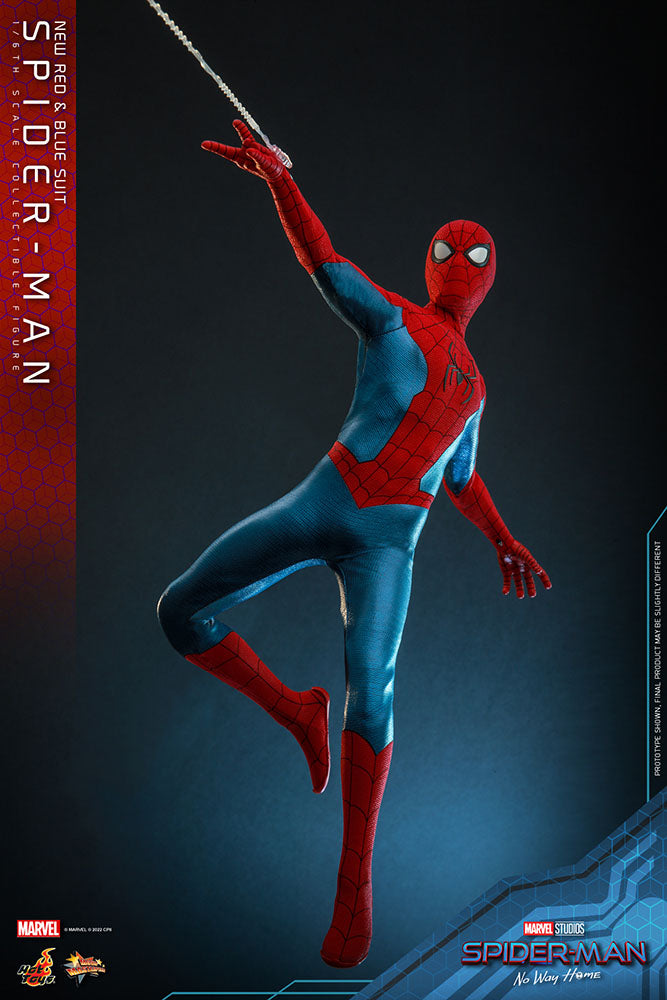 Hot Toys 1/6 Scale New Red and Blue Suit Spider-Man from No Way Home
