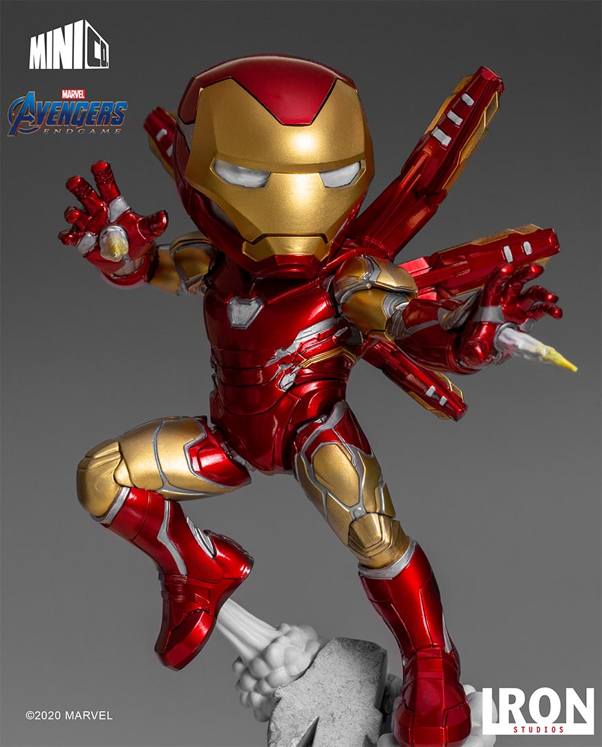 Iron Studios Licensed Marvel Avengers Endgame Mini Co. Collectible Figure of Iron Man