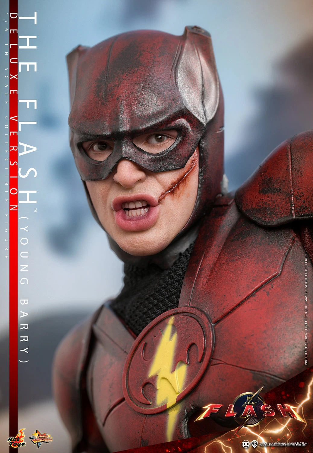Hot Toys Deluxe 1/6th Scale Collectible Figure of The Flash Movie's Young Barry Allen