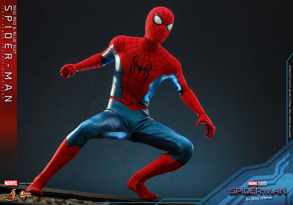 Hot Toys 1/6 Scale New Red and Blue Suit Spider-Man from No Way Home