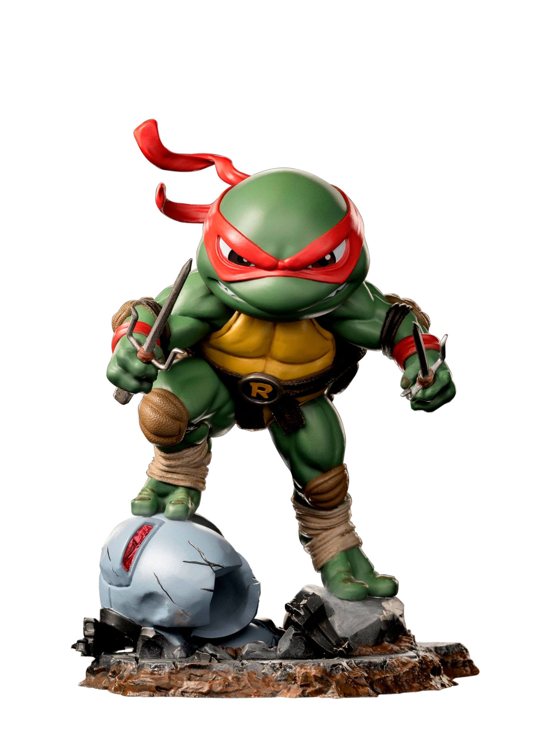 Iron Studios MiniCo PVC Hand - painted Raphael Statue from Teenage Mutant Ninja Turtles