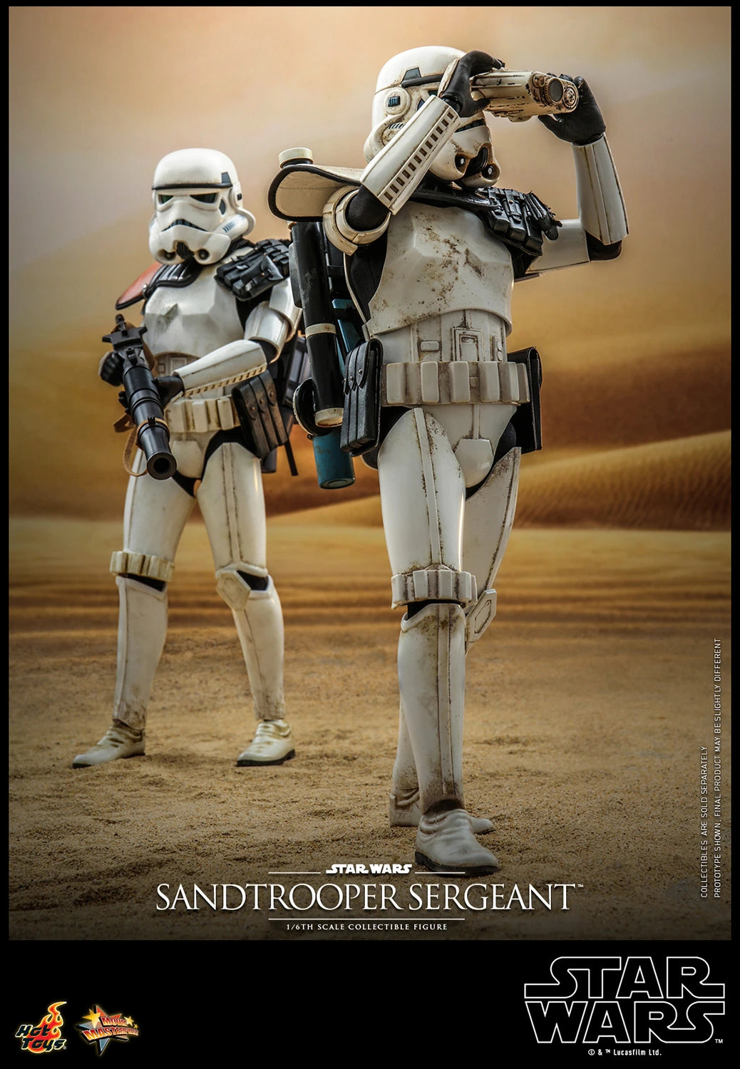 Hot Toys 1/6th Scale Star Wars A New Hope Sandtrooper Sergeant Collectible Figure