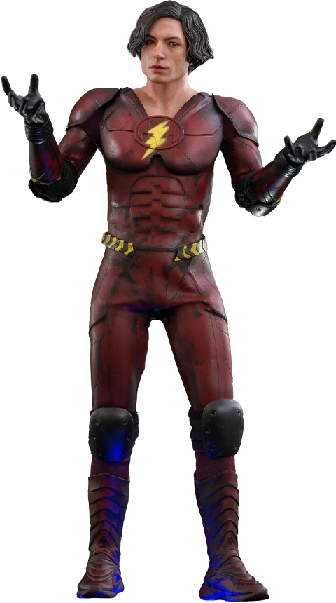 Hot Toys Deluxe 1/6th Scale Collectible Figure of The Flash Movie's Young Barry Allen