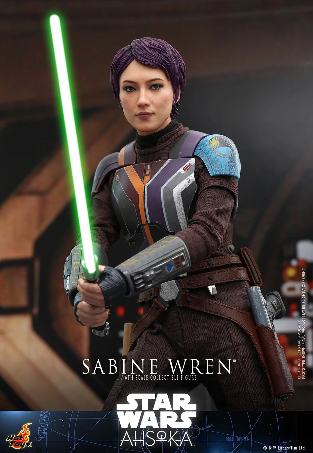 Hot Toys 1/6th Scale Collectible Figure of Sabine Wren from Star Wars Ahsoka Series