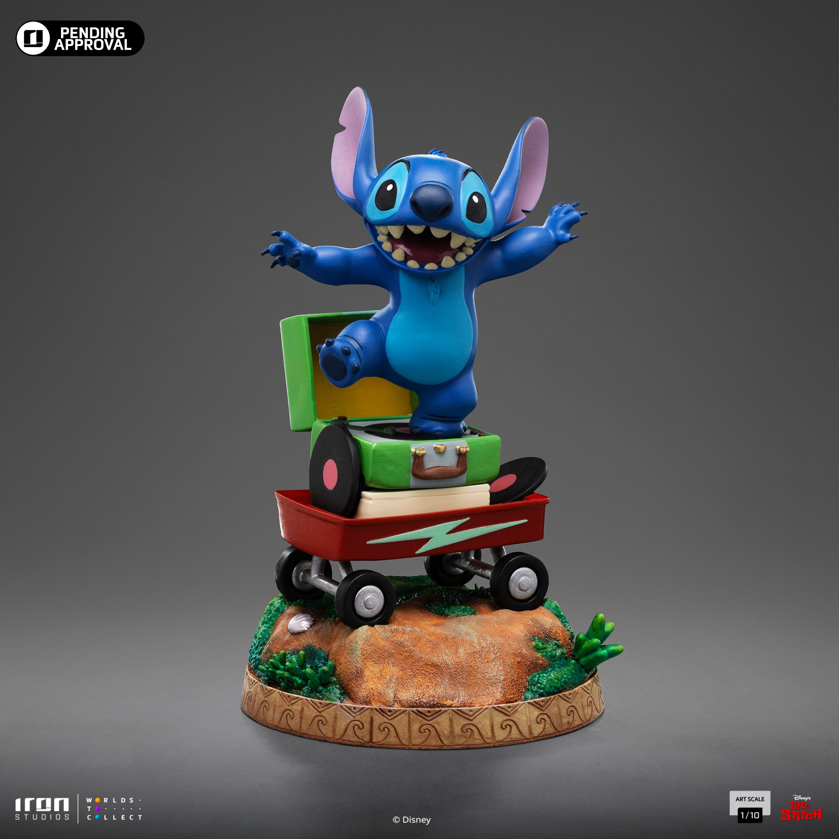 Iron Studios Limited Edition 1/10 Art Scale Stitch Statue from Lilo & Stitch
