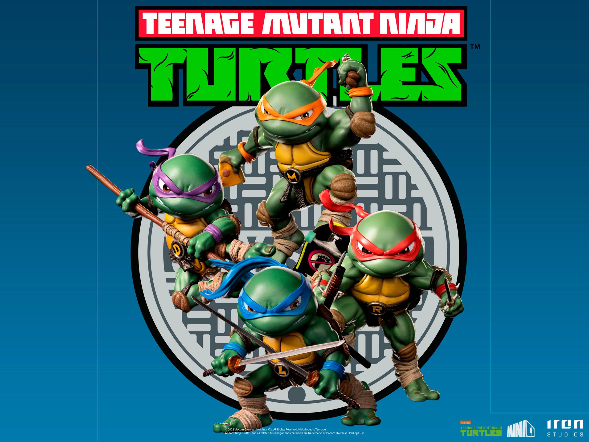 Iron Studios MiniCo PVC Hand - painted Raphael Statue from Teenage Mutant Ninja Turtles