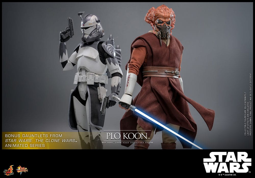 Hot Toys Highly Detailed 1/6th Scale Collectible Figure of Plo Koon from Star Wars: Revenge of the Sith