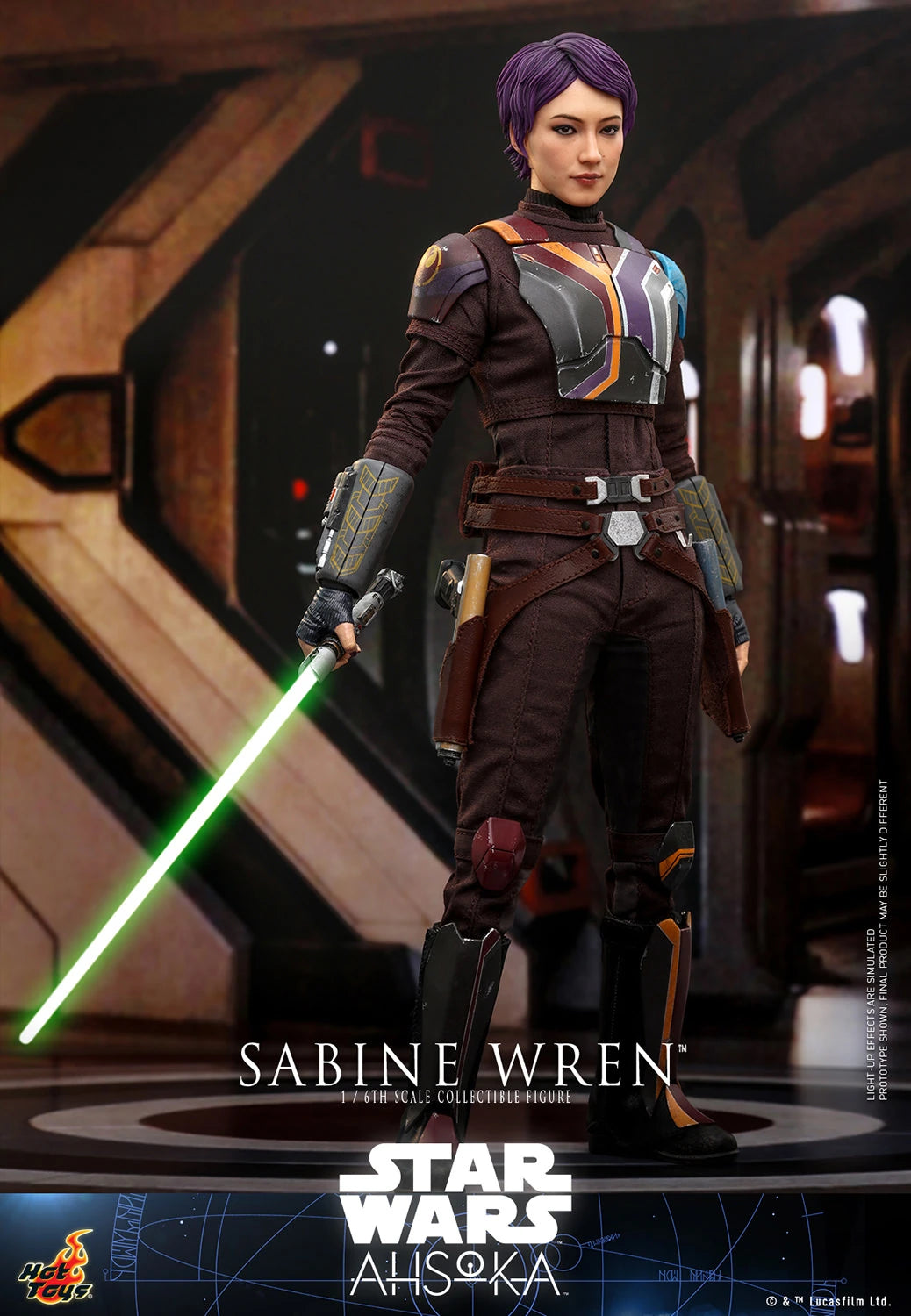 Hot Toys 1/6th Scale Collectible Figure of Sabine Wren from Star Wars Ahsoka Series