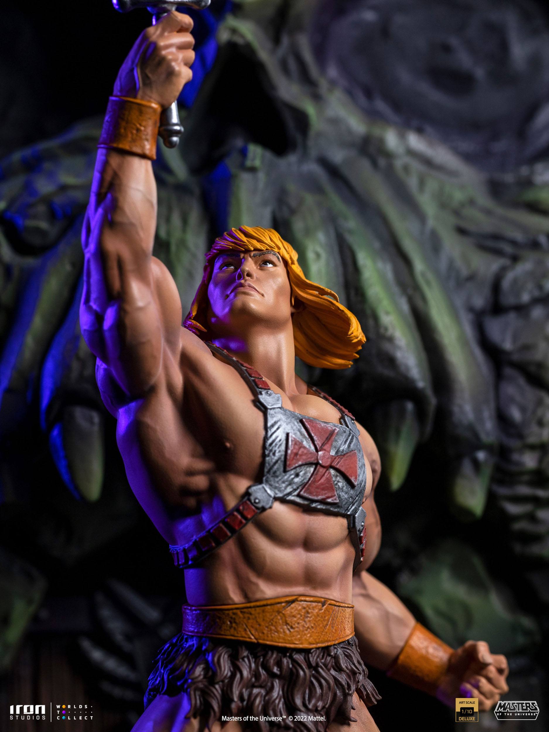 Iron Studios High - Quality 1/10 Deluxe Art Scale Collectible Statue of He - Man from Masters of the Universe