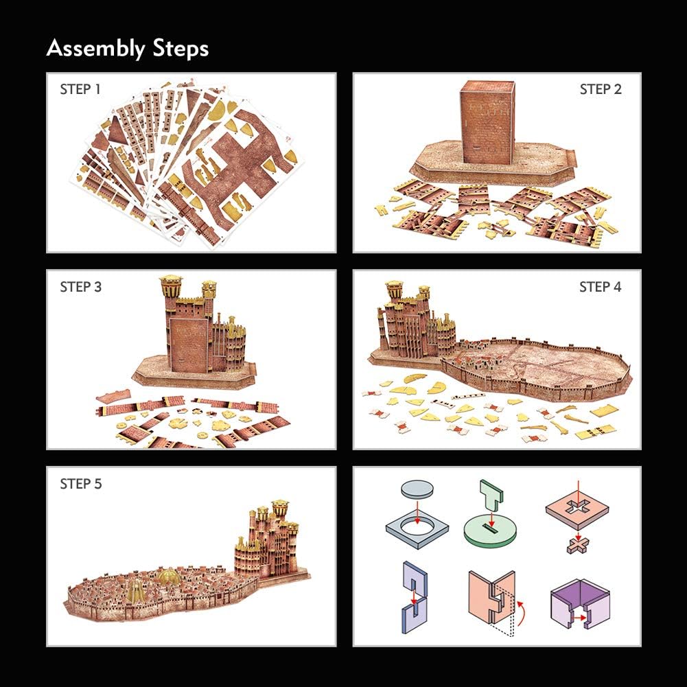 High - Quality 3D Puzzle of King's Landing from House of the Dragon