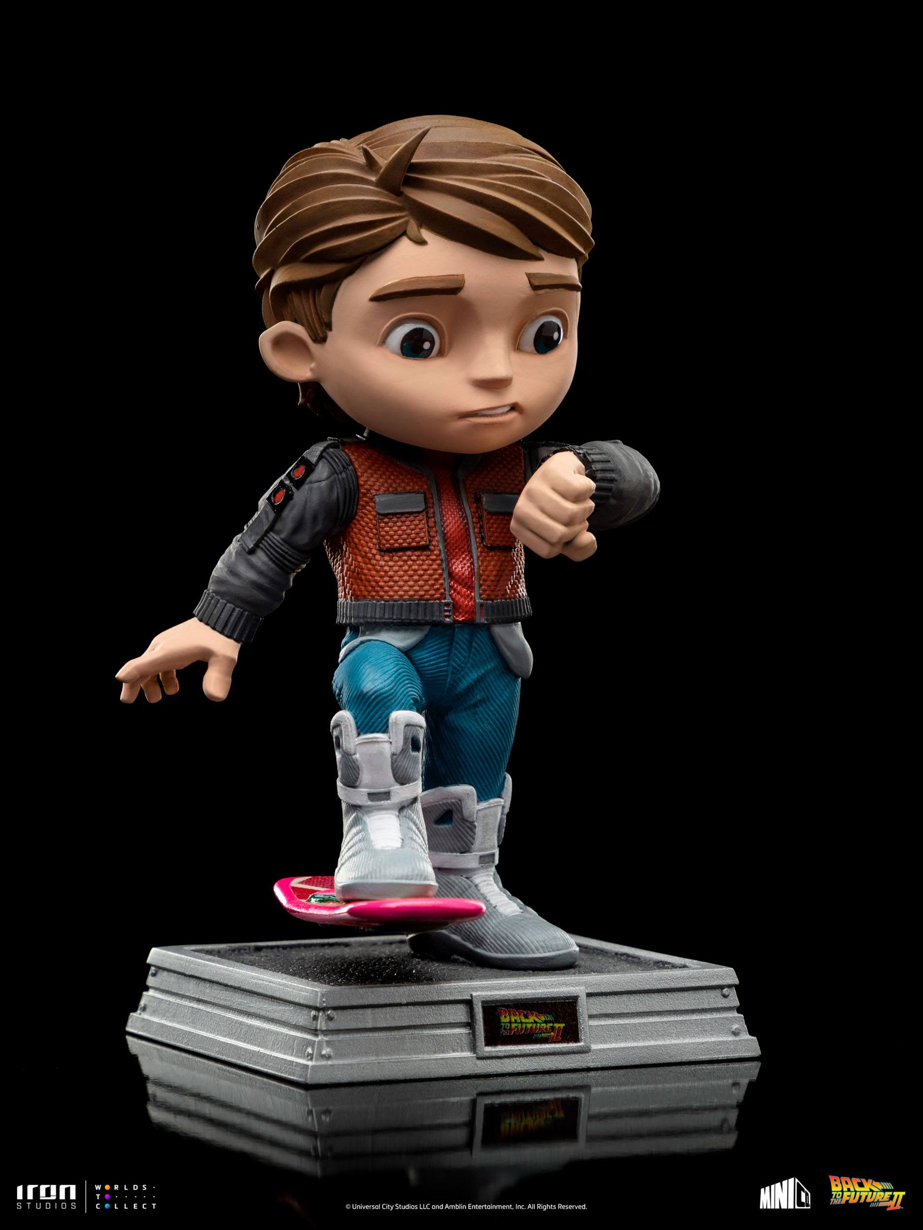 Iron Studios Collectible Back to the Future II Mini Co. PVC Action Figure of Marty McFly