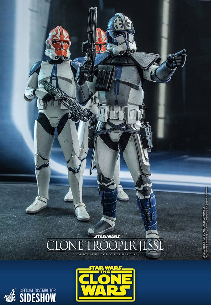 Hot Toys 1/6th Scale Star Wars Clone Wars Clone Trooper Jesse Collectible Figure