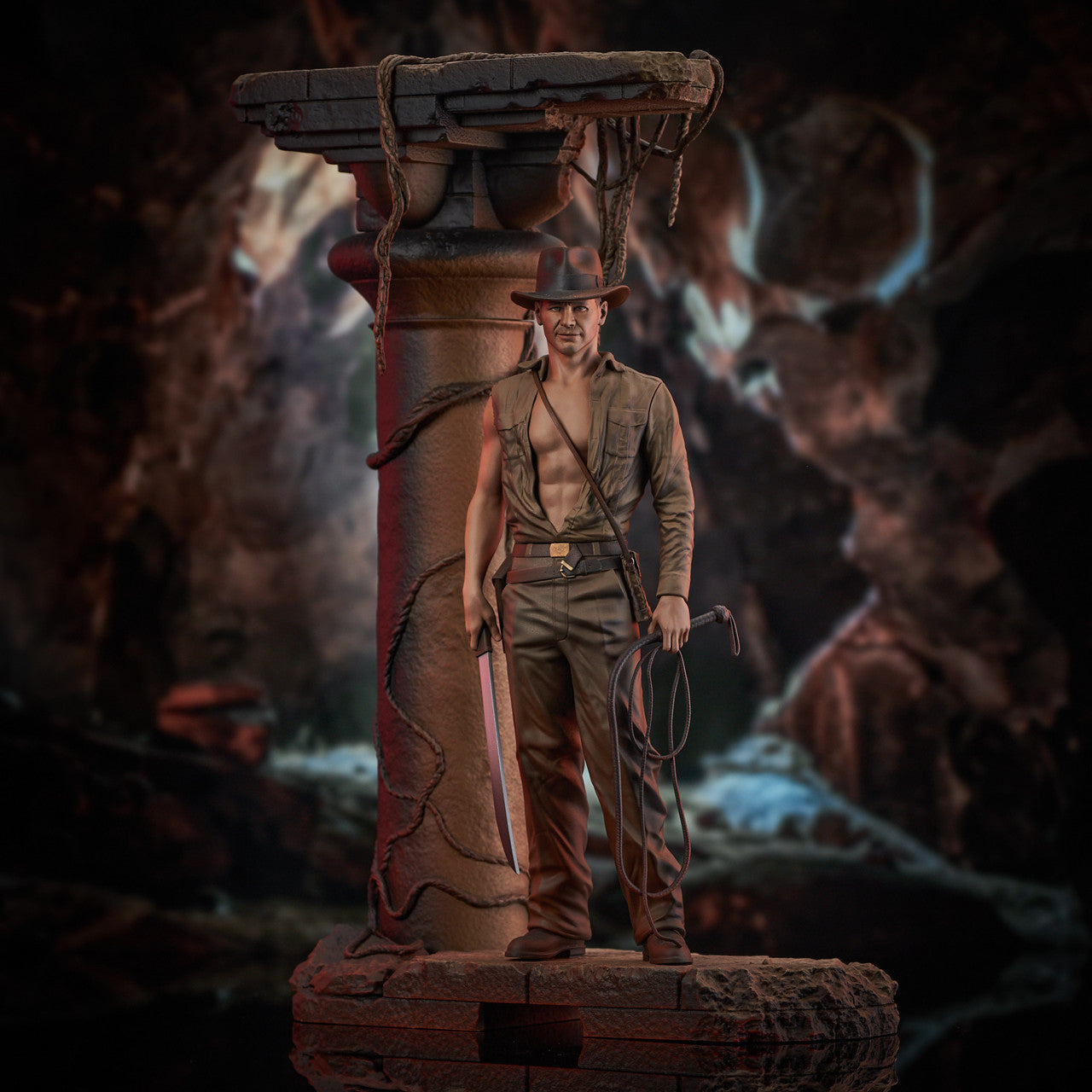 Limited Edition 1/7 Scale Indiana Jones Statue from Premier Collection of Temple of Doom