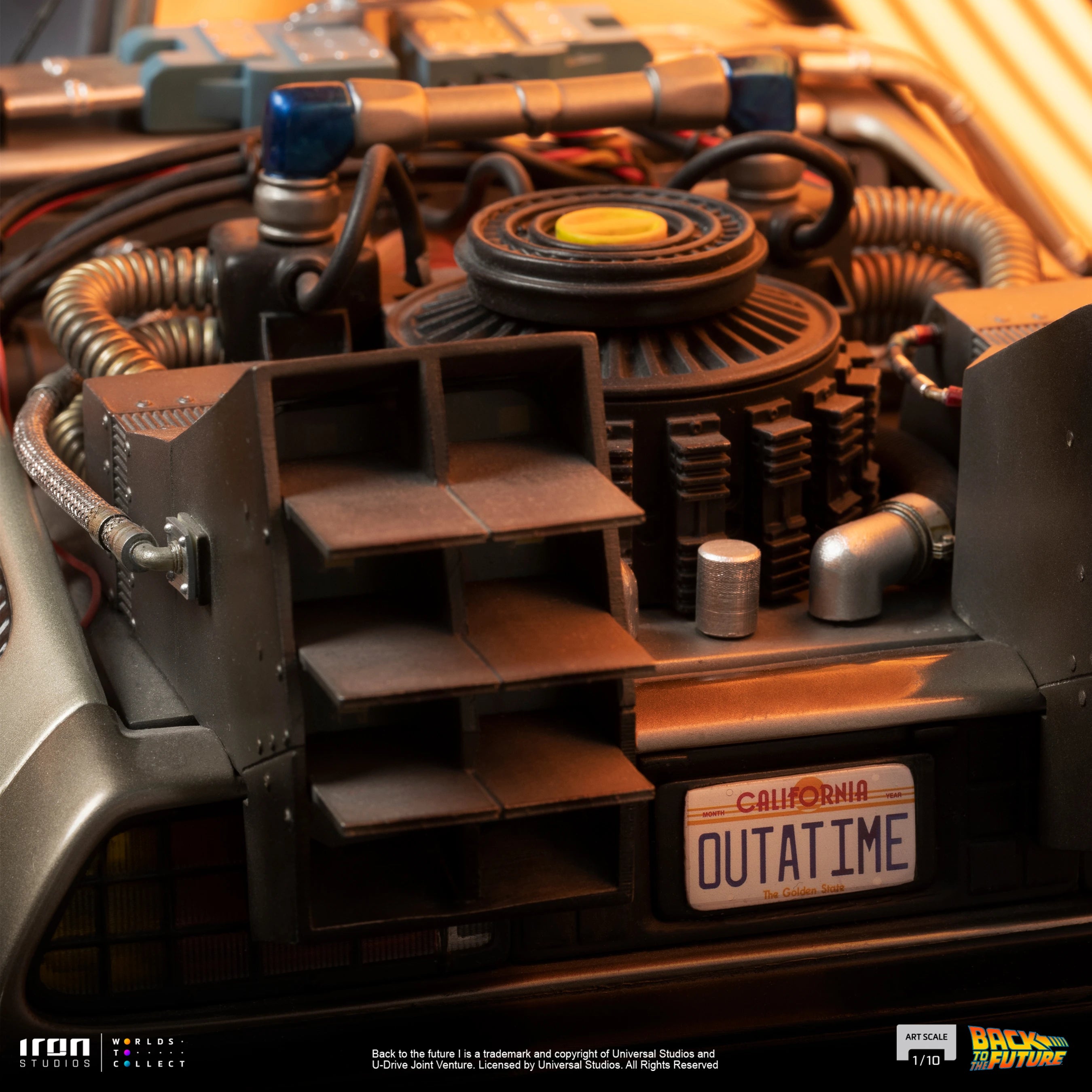 Iron Studios Artistic Limited Edition 1/10 Scale Statue of the Back to the Future DeLorean Time Machine