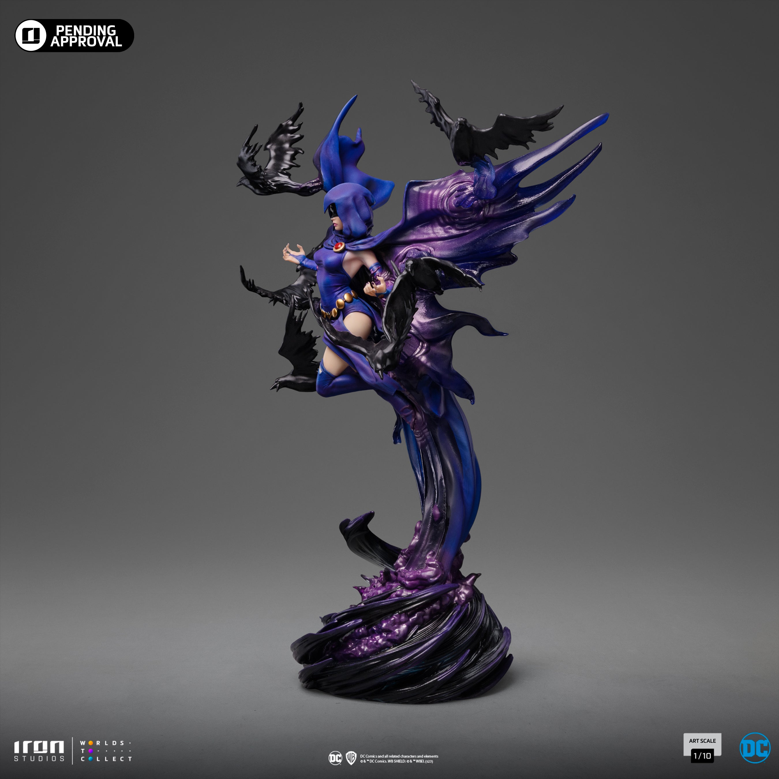 Iron Studios Limited Edition 1/10 Art Scale DC Comics Raven Statue