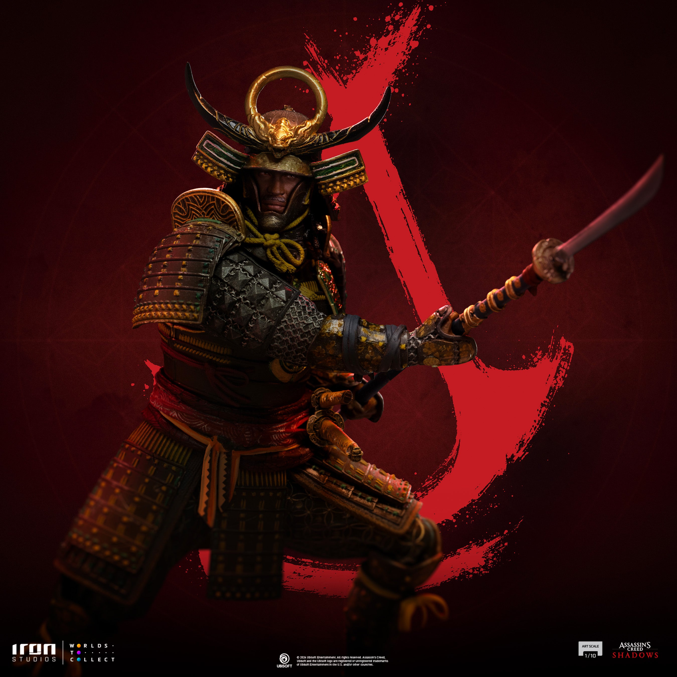 Iron Studios 1/10 Art Scale Limited Edition Assassin's Creed Shadows Yasuke Statue