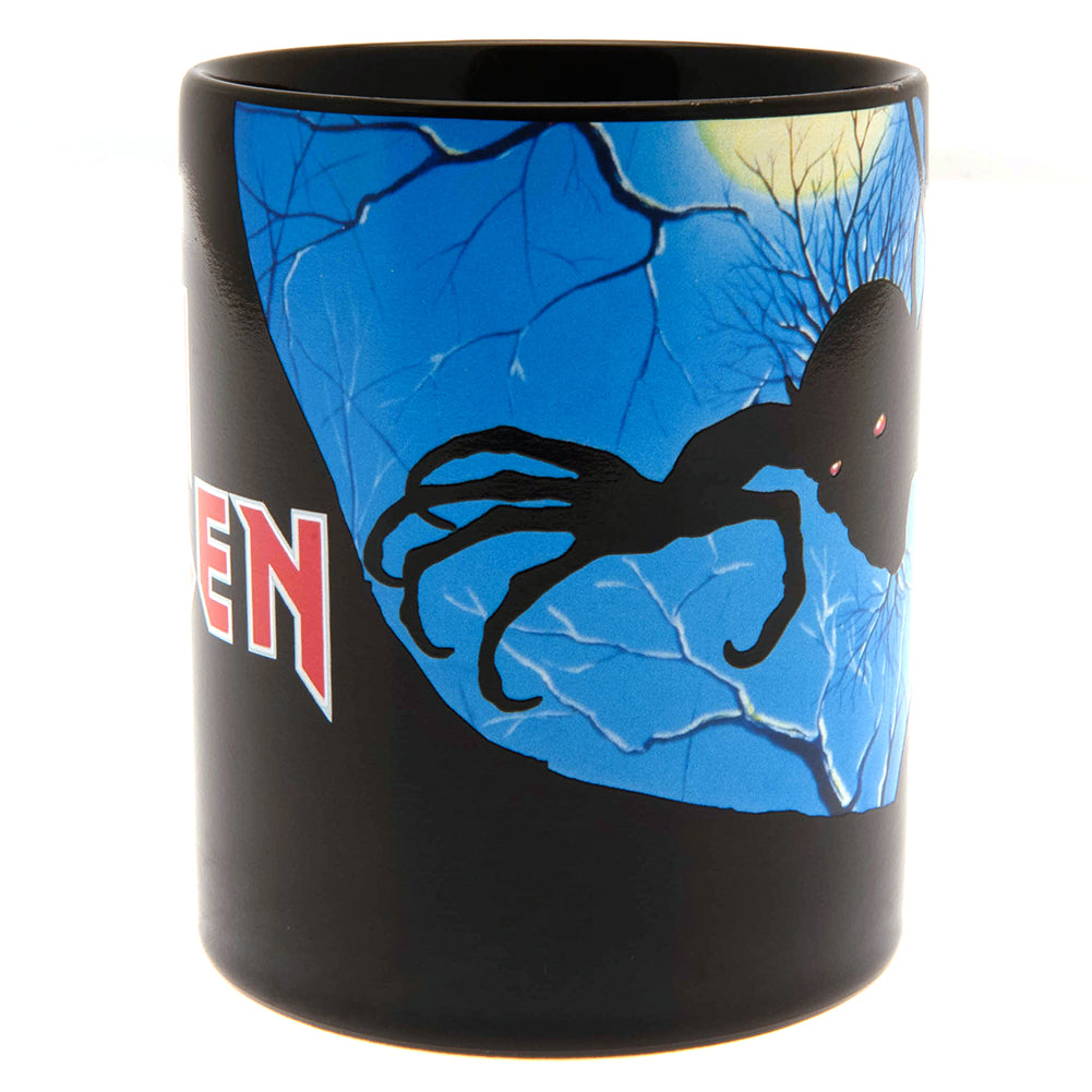 Extra - Large Heat - Sensitive Iron Maiden Mug with Fear of the Dark Album Images