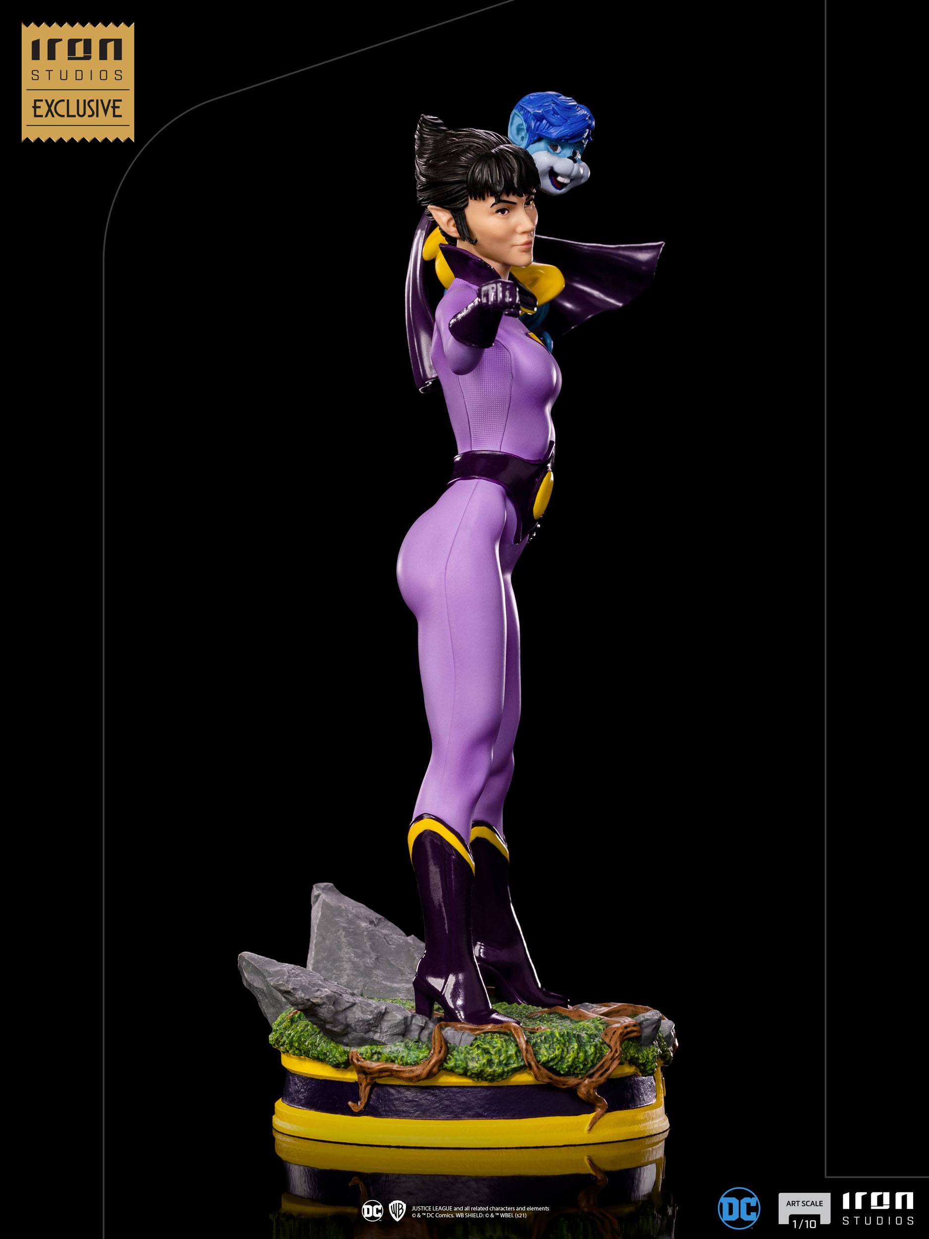 Iron Studios 1/10 Scale Collectible DC Comics Art Scale Statues of the Wonder Twins - Zan, Jayna & Gleek Limited Edition 2 - Pack (2021 CCXP Exclusive)