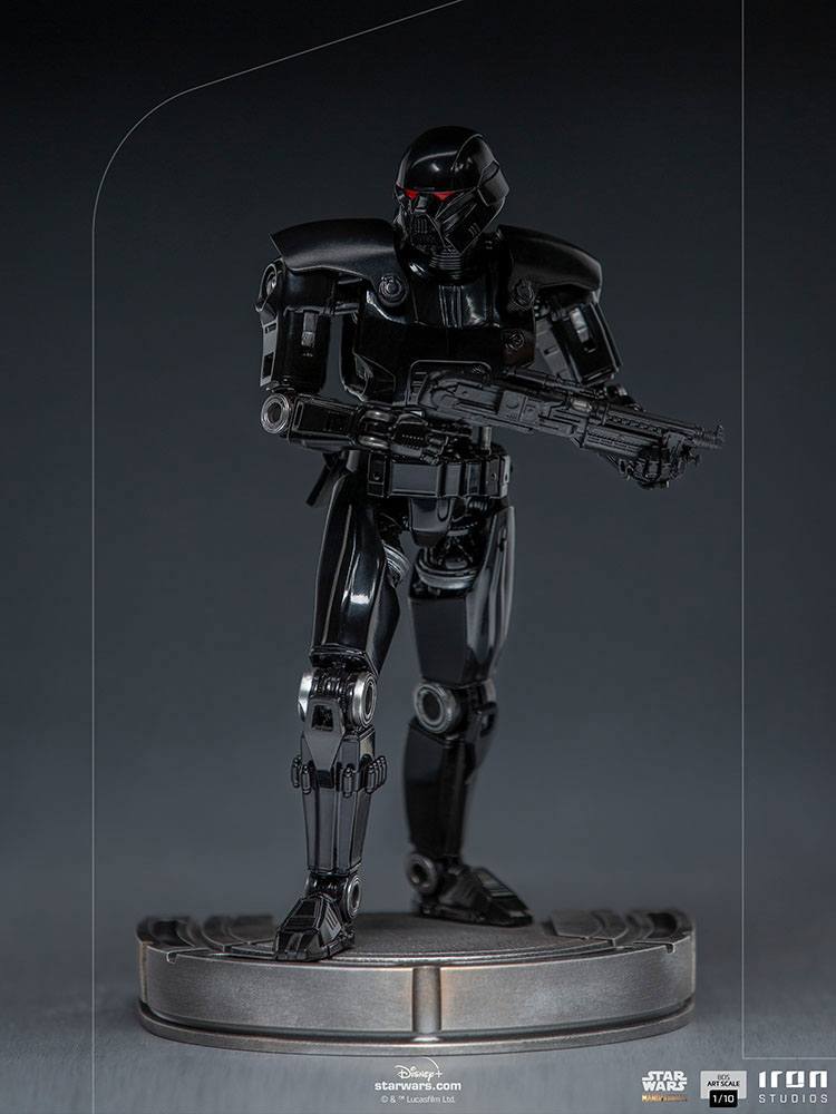 Iron Studios Collectible Star Wars The Mandalorian BDS 1/10 Art Scale Statue of the Fearsome Dark Trooper