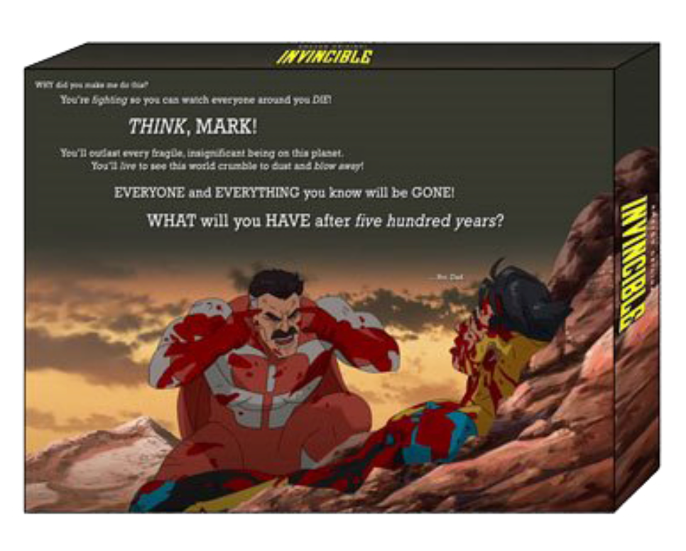 Exclusive Pre - Order Invincible Bloody Omni - Man and Invincible Deluxe 7 - Inch Scale Action Figure Two - Pack, Expected Arrival January - March