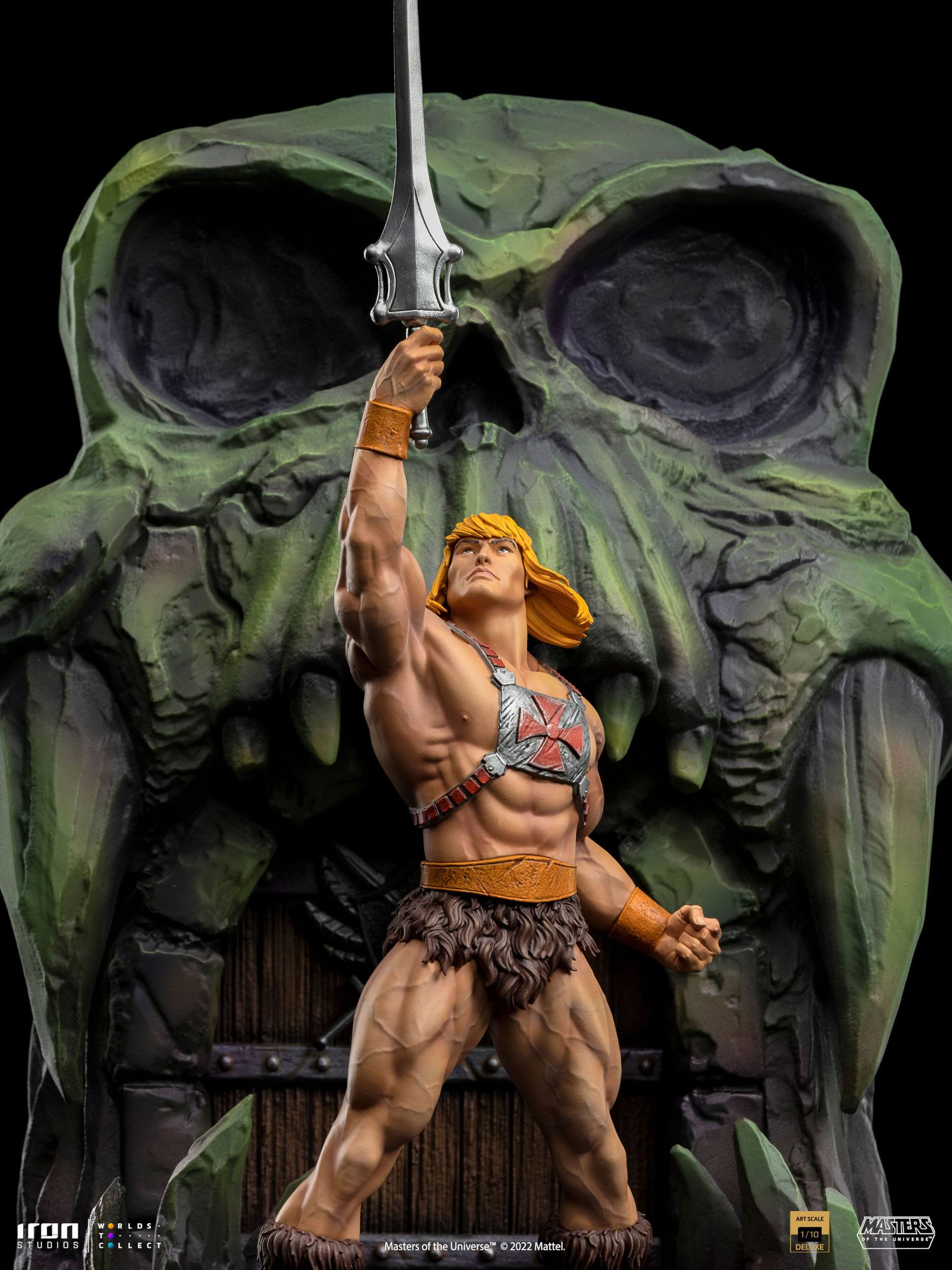 Iron Studios High - Quality 1/10 Deluxe Art Scale Collectible Statue of He - Man from Masters of the Universe