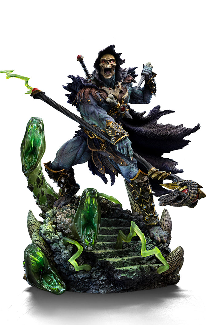Limited Edition 1/10 Deluxe Art Scale Iron Studios Statue of Skeletor from Masters of the Universe Unleashed
