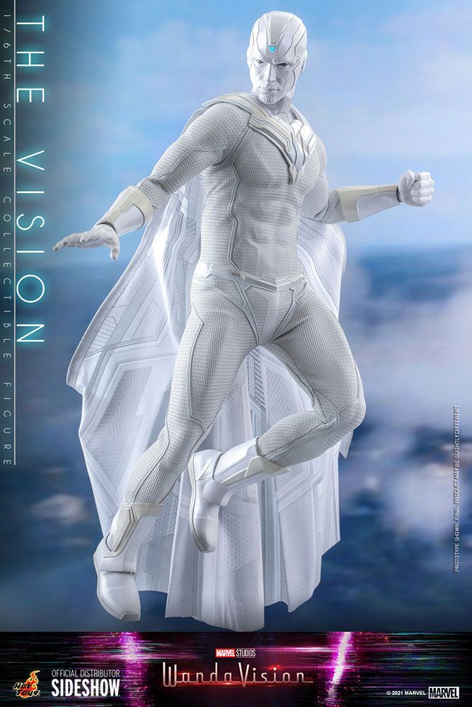 Hot Toys 1/6 Scale WandaVision Action Figure - All - White The Vision