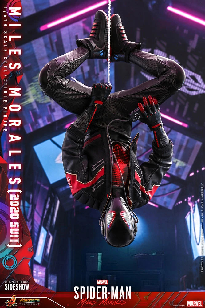 Hot Toys Collectible 1/6th Scale Action Figure of Miles Morales in 2020 Suit from Spider-Man Into the Spider-Verse